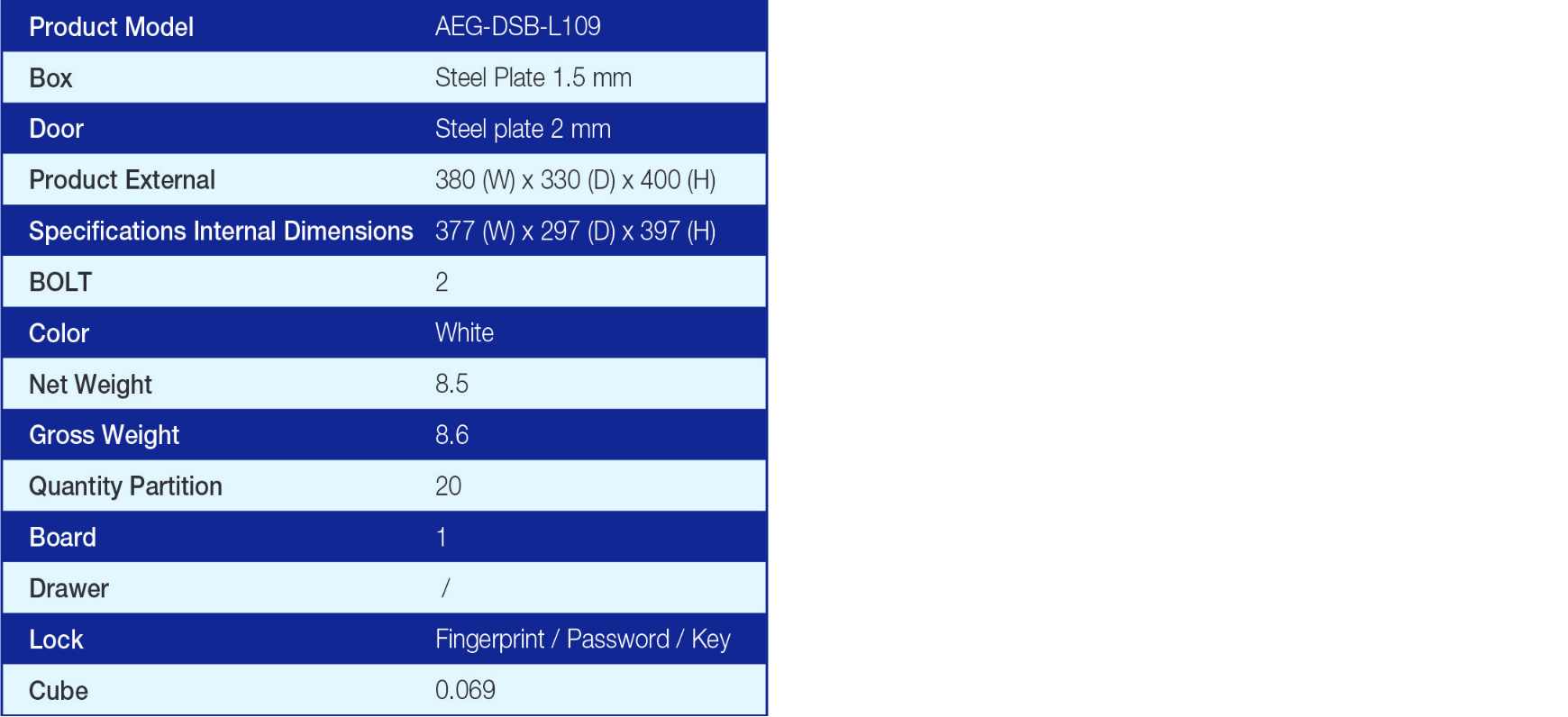 SDL-A100 Product Specifications