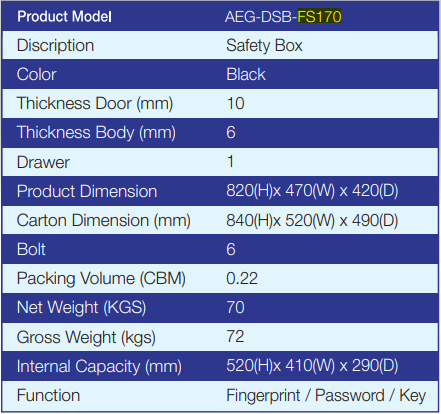 SDL-A300 Product Specifications